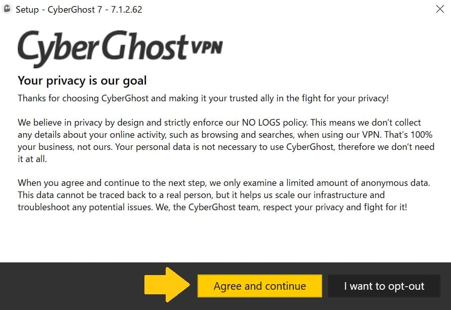 Cyberghostの使い方12