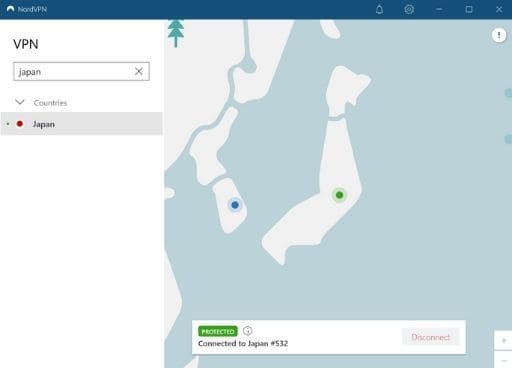 VPNサービスを利用して海外からAmazonプライムビデオを見る方法・手順2